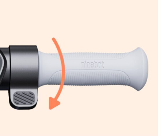 Aceleração sensível com o acelerador de polegar